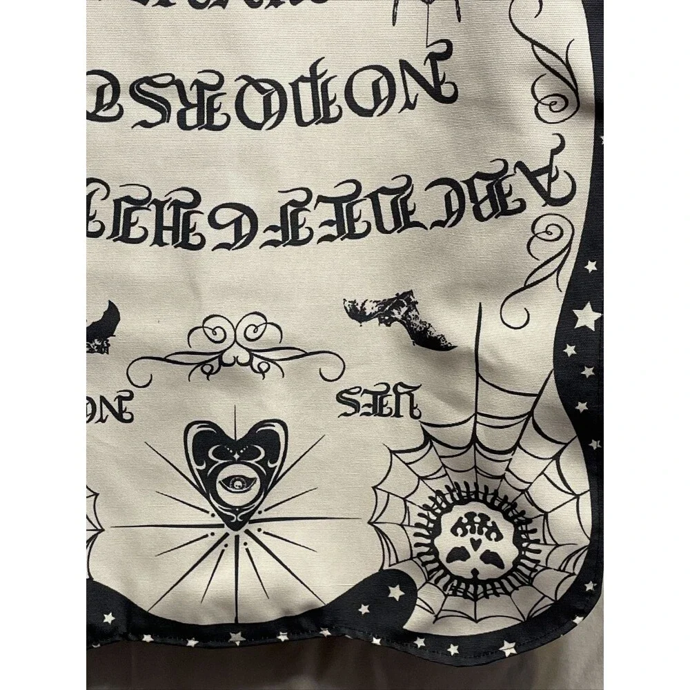 Ouija Board Halloween Table Runner Long Fabric Printed 18